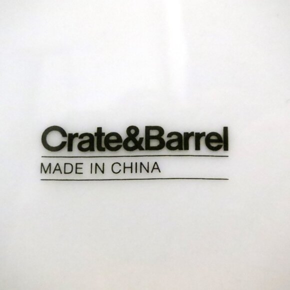 Crate & Barrel JOY 13" Plate Serving Cookie Platter Charger Red Green Christmas - Picture 3 of 3